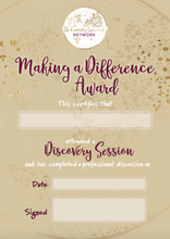 Load image into Gallery viewer, Certificates for Discovery Session Attendees x 30
